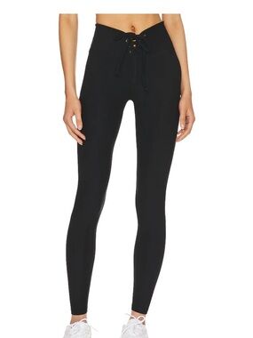 Stretch Football Legging in Black YEAR OF OURS SMALL